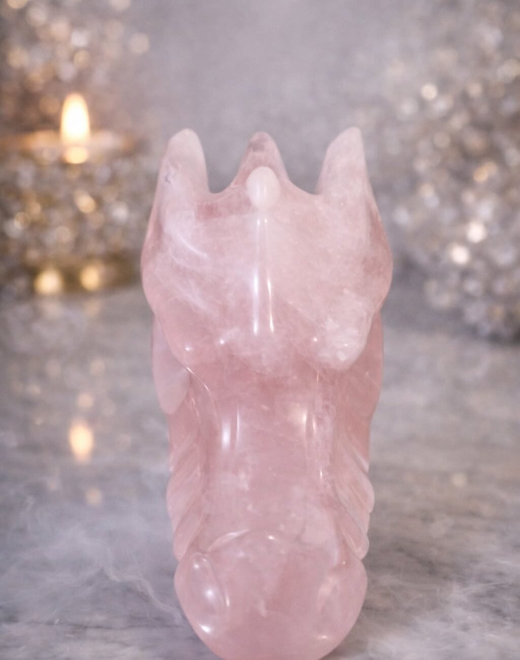 rose quartz dragon